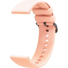 Qcy Watch Gt, Gtc, Gts, Gt2, Gs2 ile Uyumlu Yumuşak Dokulu Soft Renk Silikon Kordon Kayış