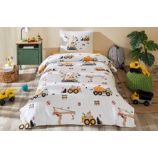 Özdilek Builder  Sarı Tek Kişilik Erkek Çocuk Pike Takımı