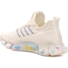 Beyaz Fileli Erkek Spor Ayakkabı 23Y591-1 M