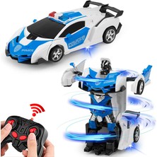 Yongfa0 Elektrikli Uzaktan Kumandalı Araba Iki Bir Arada Deformasyon Robot Spor Araba Modeli Robot Çocuk Oyuncak Uzaktan Kumanda Havalı Uzaktan Kumanda Deformasyon Araba Çocuk Oyuncağı (Yurt Dışından)