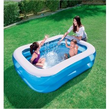 Serenity Haven Havuz Dikdörtgen Mavi Aile Boy 201X150X5CM Bestway - 54005