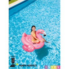 Intex Flamingo Island Büyük Boy Havuz ve Deniz Yatağı Set 178X135 cm