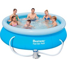 Serenity Haven Bestway Motorlu Şişme Yüzme Havuzu Oyun Havuzu 305X76CM FE003