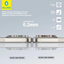 PVD iPhone 13 Pro Uyumlu Gold Altın Paslanmaz Çelik Çizik Işık Engelleyici Kamera Lens Koruyucu