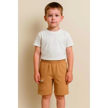 Kargo Cepli Erkek Çocuk  Basic Şort 73651-1