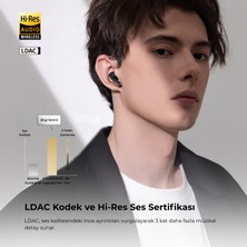 Soundpeats Capsule 3 Pro+ Tws Bluetooth 5.3 Kablosuz Kulakiçi Kulaklık - Hibrit Aktif Gürültü Engelleme (Anc) - Hi-Res Ldac