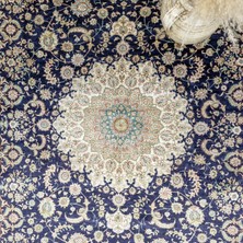 Sandine Madalyon Desenli Ipek Halı 184X268 cm