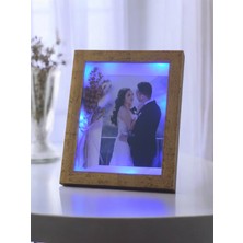 Valens Işıklı Resim Çerçevesi-Fotoğraf Çerçevesi -Hediyelik Çerçeve -Bebek Odası Çerçeve-Hediyelik Eşya - Hediye - Sevgililer Günü Hediyesi - Ev Aksesuarı - Ev Dekor Ürünleri