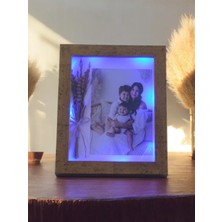 Valens Işıklı Resim Çerçevesi-Fotoğraf Çerçevesi -Hediyelik Çerçeve -Bebek Odası Çerçeve-Hediyelik Eşya - Hediye - Sevgililer Günü Hediyesi - Ev Aksesuarı - Ev Dekor Ürünleri