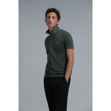 Lufian Laon Smart Erkek Polo Tişört Slim Fit Siyah