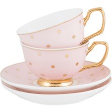 Polka Gold 2 Li Kahve Fincanı