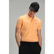 Lufian Laon Spor Polo Yaka Erkek Tişört Siyah