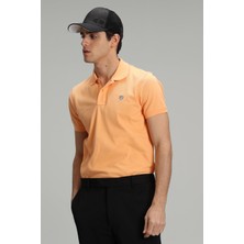 Lufian Laon Spor Polo Yaka Erkek Tişört Siyah