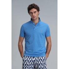 Lufian Laon Smart Erkek Polo Tişört Slim Fit Siyah