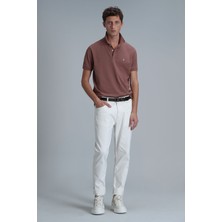 Lufian Laon Smart Erkek Polo Tişört Slim Fit Siyah