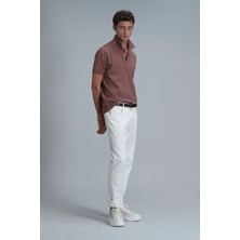 Lufian Laon Smart Erkek Polo Tişört Slim Fit Siyah