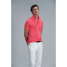 Lufian Laon Smart Erkek Polo Tişört Slim Fit Siyah