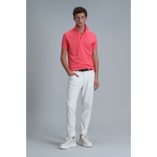 Lufian Laon Smart Erkek Polo Tişört Slim Fit Siyah