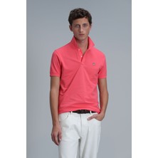 Lufian Laon Smart Erkek Polo Tişört Slim Fit Siyah