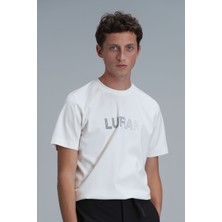 Lufian Benjamın Modern Grafik T- Shirt Siyah