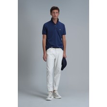 Lufian Laon Smart Erkek Polo Tişört Slim Fit Siyah