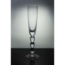Paşabahçe Denizlicam El İmalatı Kristal Optikli Şampanya Kadeh 1 Adet 555856 31073