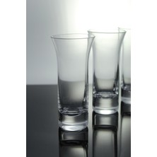 Paşabahçe Denizli Cam Mini El Imalatı Kristal Dolgu Taban 6 Lı Bardak 204288 19203