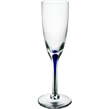 Paşabahçe El İmalatı Mavi Dolgulu Şampanya Kadehi 1 Adet 11607