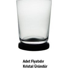 Paşabahçe El Imalatı Kristal Siyah Tabanlı Bardak 1 Adet 12959