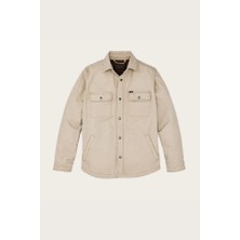 Filson Fleece Lined Overshirt Gray Khaki