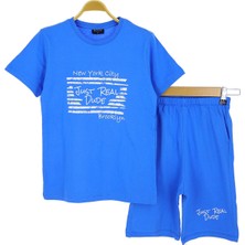 Erkek Çocuk Takım Şortlu Baskılı