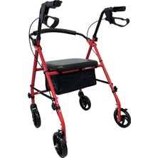 Respirox Rr-01 Katlanabilir Rolatör Kırmızı – Yeni
