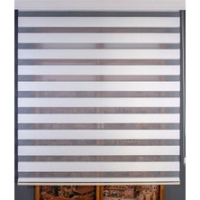 Beyaz Bambu Zebra Perde