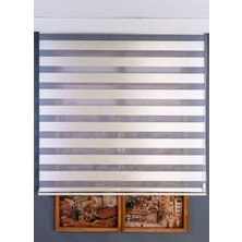 Krem  Bambu Zebra Perde