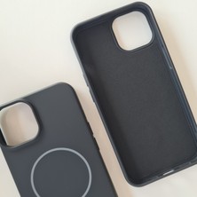 Pirok Store İphone 13-14 Magsafe İle Uyumlu Yumuşak Soft Mükemmel Manyetik Esnek Lansman Silikon Kılıf