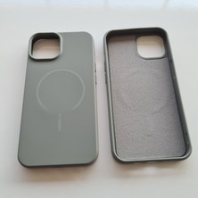 Pirok Store İphone 13-14 Magsafe İle Uyumlu Yumuşak Soft Mükemmel Manyetik Esnek Lansman Silikon Kılıf