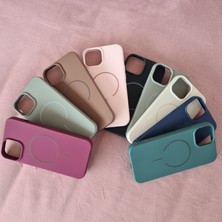 Pirok Store İphone 13-14 Magsafe İle Uyumlu Yumuşak Soft Mükemmel Manyetik Esnek Lansman Silikon Kılıf