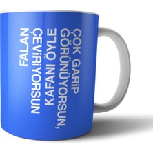 Pixxa Garip Görünüyorsun - Komik Kupa Bardak Model 5