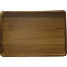 Dikdörtgen Akasya Tepsi 45X31 cm  7B151