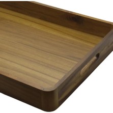 Dikdörtgen Akasya Tepsi 45X31 cm  7B151