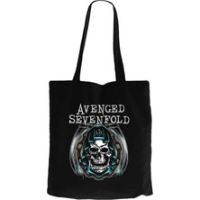 Avenged Sevenfold Nightmare A7X Siyah Kanvas Bez Çanta