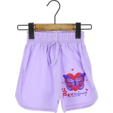 Kız Çocuk Şort Baskılı