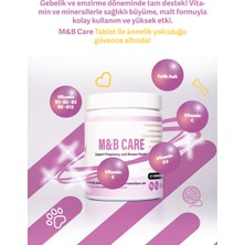 M&B Care 120G Chew Tablet Kediler İçin Gebelik, Emzirme Desteği
