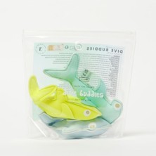 Serenity Haven Salty Köpekbalığı Dalış Arkadaşları Aqua 3'lü Set Neon