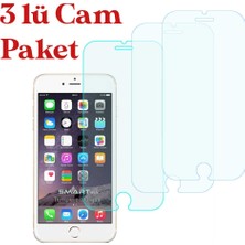 Apple iPhone 6 Temperli Kırılmaz Cam Ekran Koruyucu 3 Lü Set
