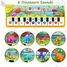 Vivaverse Dinozorlar Temalı Piyano Oyun Matı Müzikli ve Eğitici Çocukların Vazgeçilmez Eğlencesi
