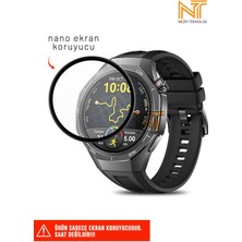 Huawei Gt5 Pro 46MM Uyumlu Pmma Nano Ekran Koruyucu Siyah
