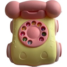 Vivaverse Sarı Araba Çevirmeli Telefon Oyuncağı