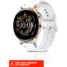 Huawei Watch Gt / Gt2 / Gt3 Elegant 42MM Uyumlu Wave Silikon Kordon 20MM