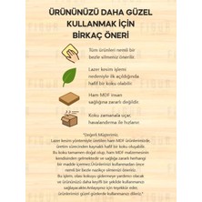 Vivaverse Ahşap Çocuk Askısı 7 Adet Askılık - Bebek Askılığı